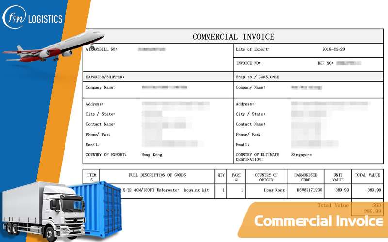 Commercial Invoice là gì? Những chức năng chính của Hóa đơn thương mại 9 Commercial Invoice
