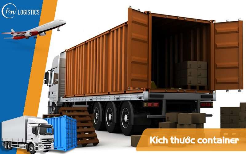 Kích thước container khi nhập khẩu hàng hóa từ Trung Quốc như thế nào? 8 Kích thước container