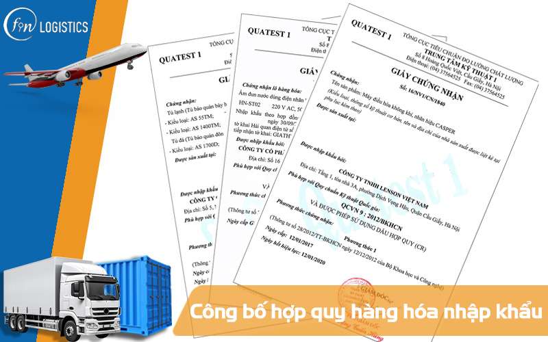 Quy trình thực hiện công bố hợp quy đối với hàng hóa nhập khẩu mới nhất 5 Công bố hợp quy