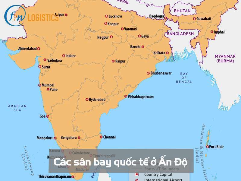 Các sân bay quốc tế ở Ấn Độ