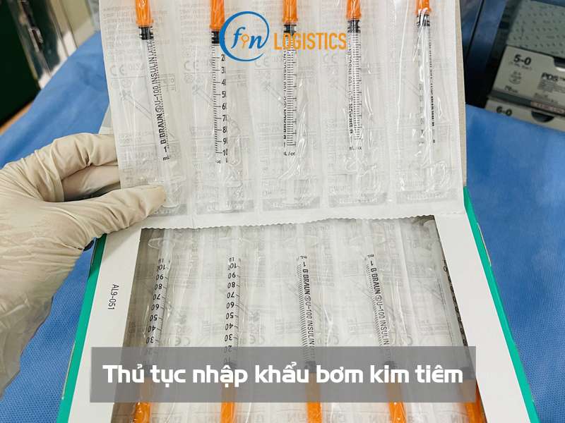 Hướng dẫn doanh nghiệp các bước thủ tục nhập khẩu bơm kim tiêm mới nhất 6 Thủ tục nhập khẩu bơm kim tiêm