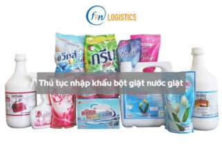 Thủ tục nhập khẩu bột giặt nước giặt