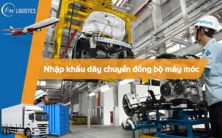 Nhập khẩu dây chuyền đồng bộ máy móc