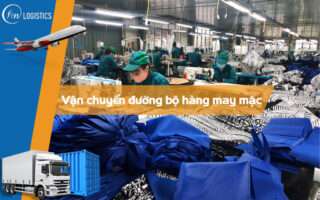Vận chuyển đường bộ hàng may mặc