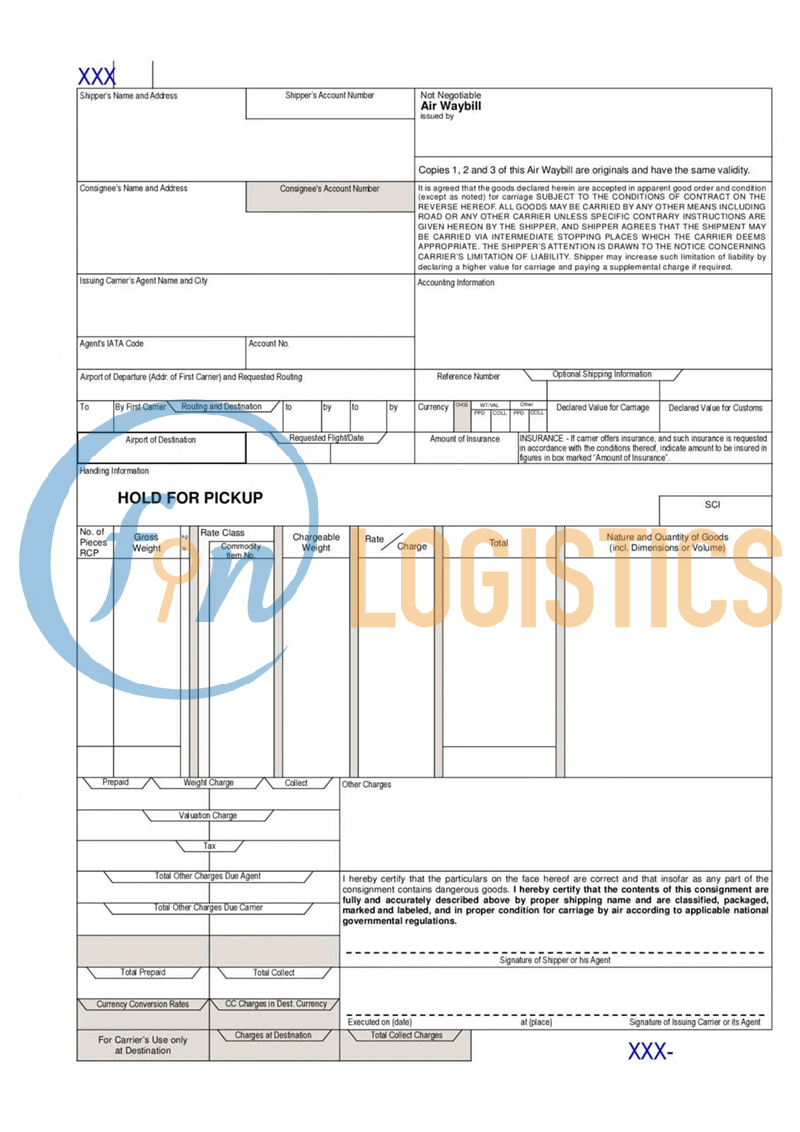 Airway Bill là gì? Những nội dung quan trọng trên tờ vận đơn hàng không 7 Airway-bill-la-gi