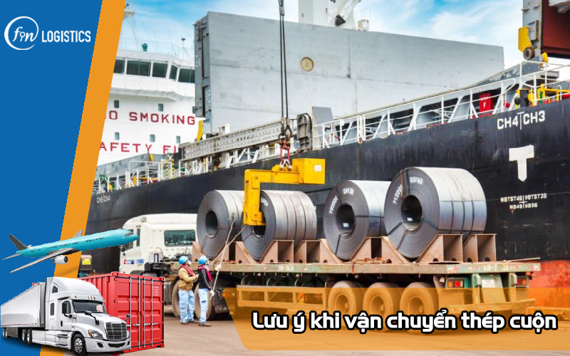 Những lưu ý quan trọng khi vận chuyển thép cuộn trên container 7 Van-chuyen-thep-cuon