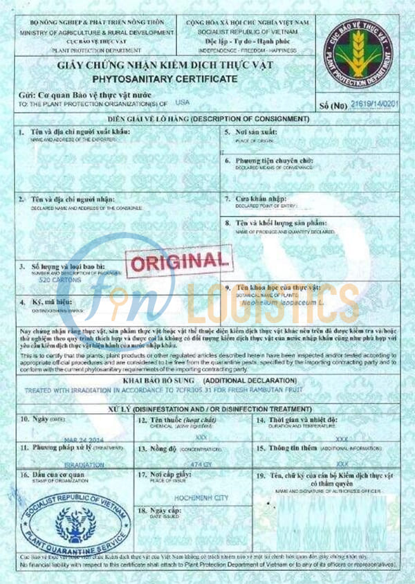 Những điều bạn cần biết về giấy kiểm dịch thực vật (Phytosanitary Certificate) 12 Giay-kiem-dich-thuc-vat-la-gi