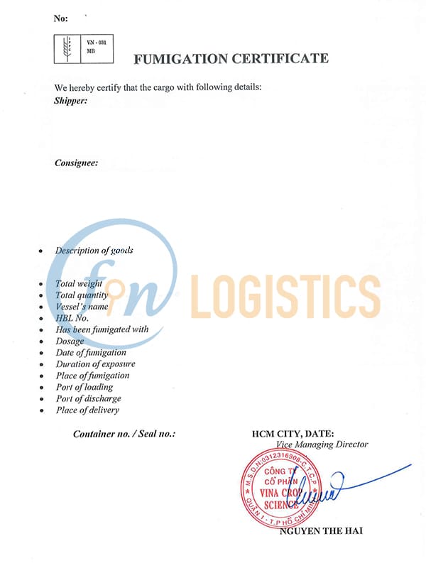 Tìm hiểu chi tiết giấy chứng nhận hun trùng (Fumigation Certificate) là gì? 10 Giay-chung-nhan-hun-trung-la-gi